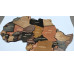 Drevená 3D mapa sveta malá - 1000x600 mm Drevená 3D mapa sveta malá - 1000x600 mm