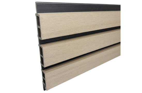 Fasádna doska lamelová PROFI 219x26 mm dutá, IVORY - 5800mm - celá, cena za meter Fasádna doska lamelová PROFI 219x26 mm dutá, IVORY - 5800mm - celá, cena za meter