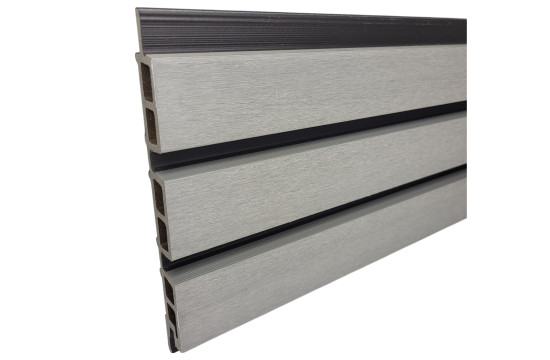 Fasádna doska lamelová PROFI 219x26 mm dutá, SMOKE - 5800mm - celá, cena za meter Fasádna doska lamelová PROFI 219x26 mm dutá, SMOKE - 5800mm - celá, cena za meter