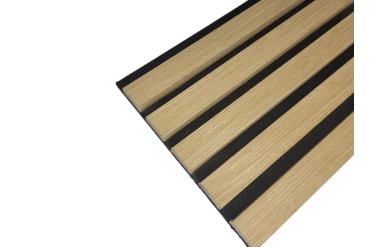 Lamelový akustický panel 2900x600 mm, DUB SVETLÝ Lamelový akustický panel 2900x600 mm, DUB SVETLÝ